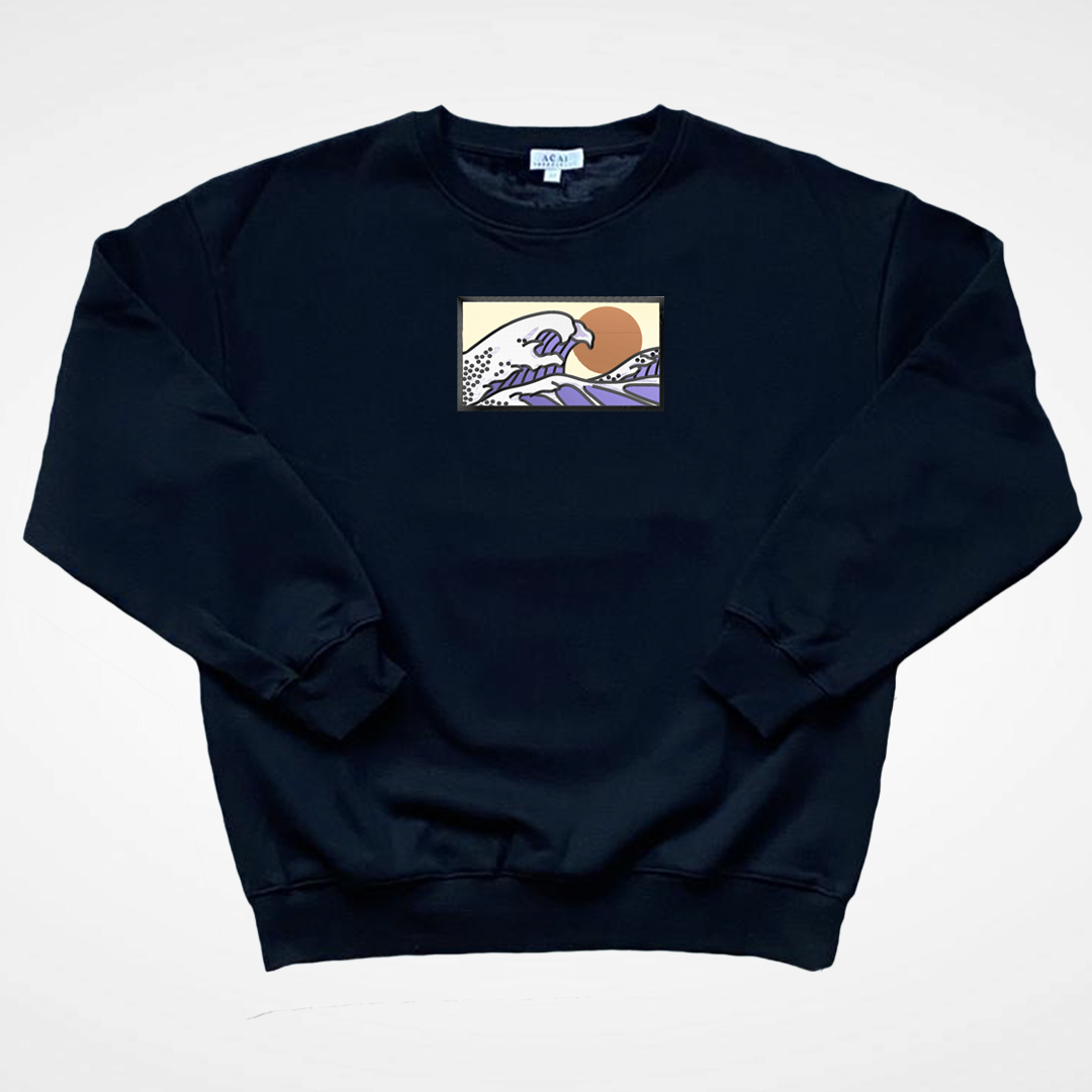 Sunset Waves - Embroidered