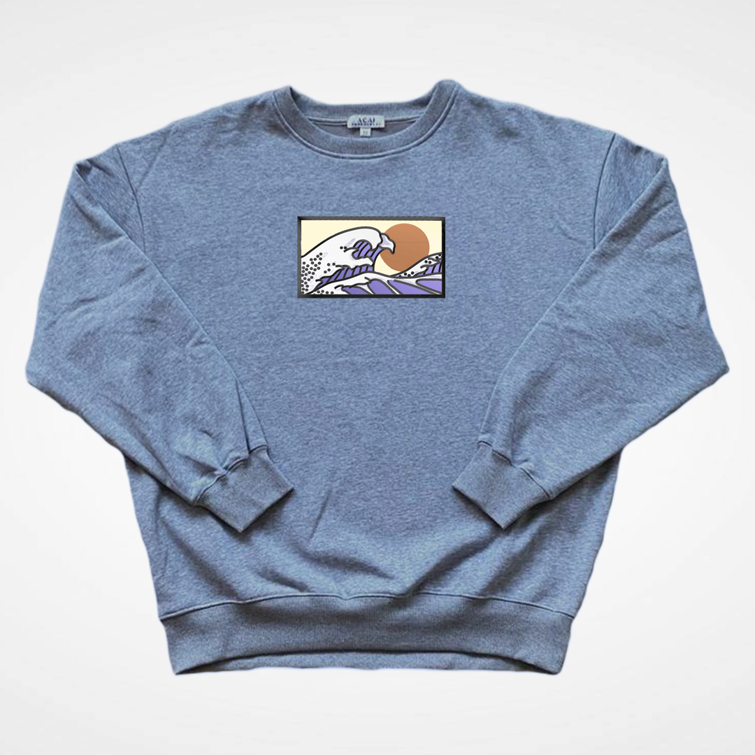 Sunset Waves - Embroidered