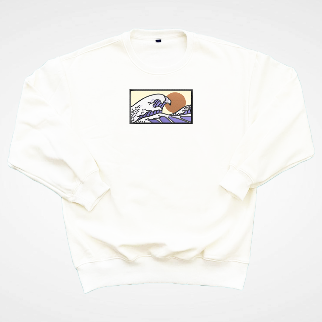 Sunset Waves - Embroidered